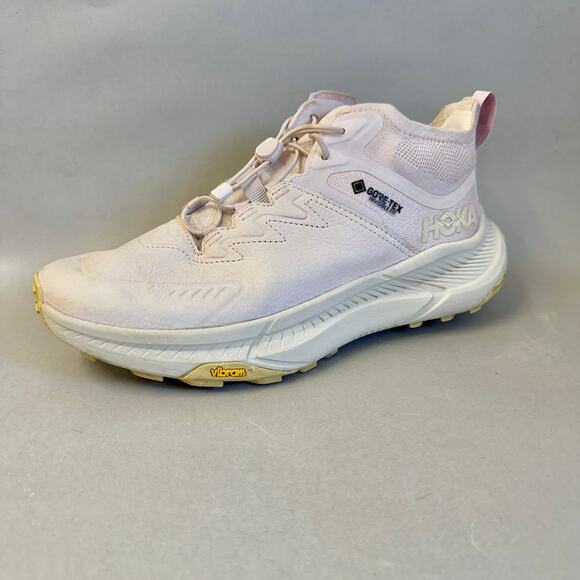 Hoka Transport Chukka GTX High Top Sneaker Cosmic Pearl Oat Milk Size 9.5 - Picture 1 of 16